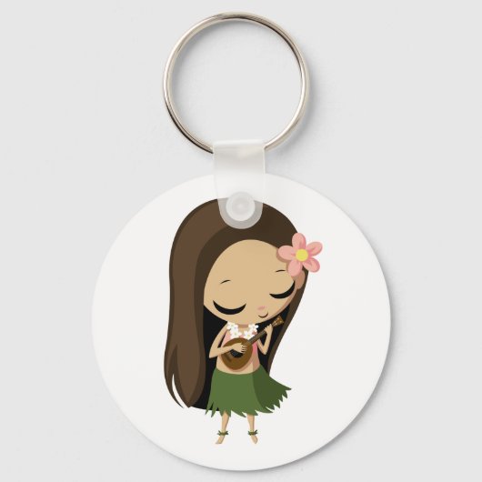 Keilana the Hula Girl Sleutelhanger (Voorkant)