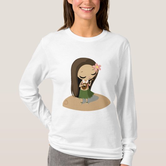 Keilana the Hula Girl T-shirt (Voorkant)
