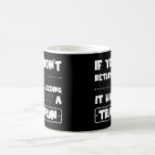 Kein Trail Run wenn du nicht blutend zuruckkomst Koffiemok (Center)