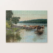 Keinänen's Lake Uitzicht puzzel Legpuzzel (Horizontaal)