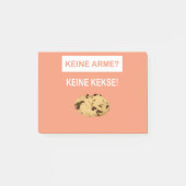 Keine Arme Keine Kekse Post-it® Notes (Voorkant)