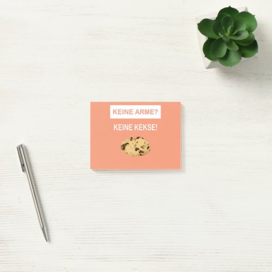Keine Arme Keine Kekse Post-it® Notes (Kantoor)