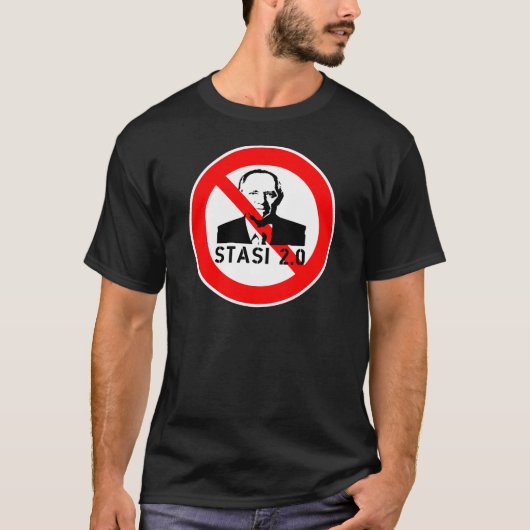 Keine Stasi 2.0 T-shirt (Voorkant)
