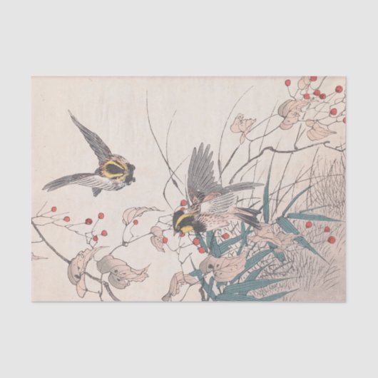 Keinen Kachō Gafu, PL.27 van Imao Keinen Tissuepapier (Voorkant)