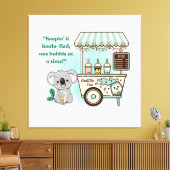 Keip Kohala - quote Canvas Afdruk (Insitu (Woonkamer))