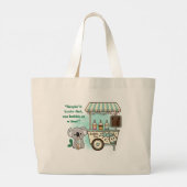 Keip Kohala - quote Grote Tote Bag (Achterkant)