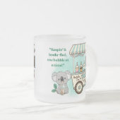 Keip Kohala - quote Matglas Koffiemok (Voorkant rechts)