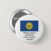 KEISHA LANCE BOTTOMS FOR ATLANTA MAYOR BUTTON (Voorkant /achterkant)