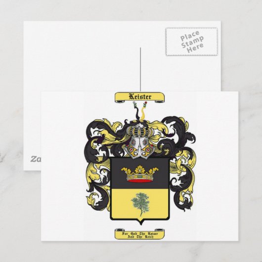 Keister Briefkaart (Voorkant / Achterkant)