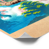 Keisui Pagoda in het japanse oostelijke voorjaar Poster (Hoek)