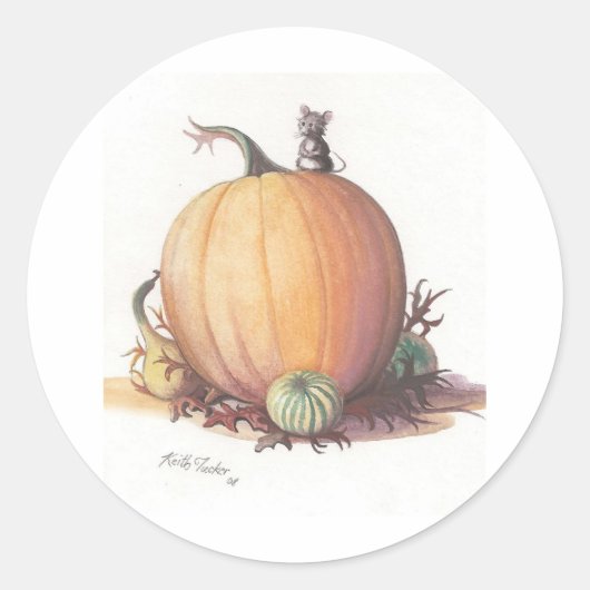 Keith afbeeldingen ronde sticker (Voorkant)