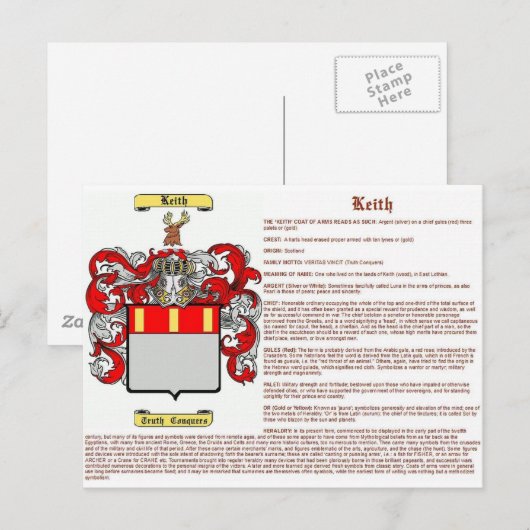 keith (betekenis) briefkaart (Voorkant / Achterkant)