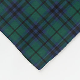 Keith Clan Donkerblauw en Groen Modern Tartan Fleece Deken