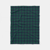 Keith Clan Donkerblauw en Groen Modern Tartan Fleece Deken (Voorkant)