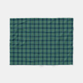 Keith Clan licht groen en blauw oud tartan Fleece Deken (Voorkant (Horizontaal))