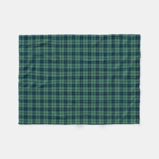 Keith Clan licht groen en blauw oud tartan Fleece Deken (Voorkant (Horizontaal))