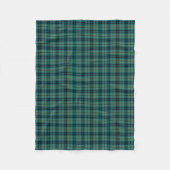 Keith Clan licht groen en blauw oud tartan Fleece Deken (Voorkant)