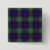 Keith clan Pset Scottish tartan Vierkante Button 5,1 Cm (Voorkant)