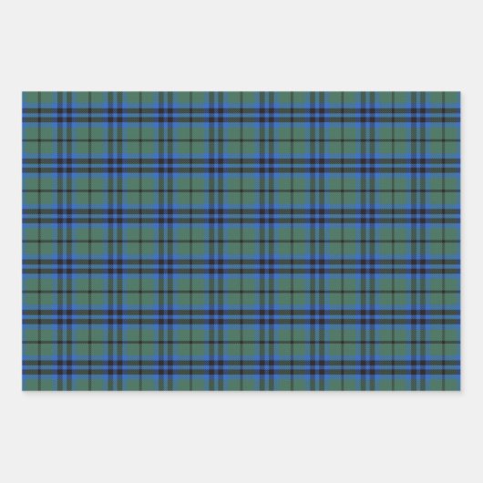Keith Clan Scottish Tartan Pset Pattern Inpakpapier Vel (Voorkant)