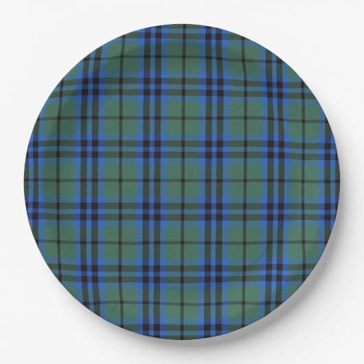 Keith Clan Scottish Tartan Pset Pattern Papieren Bordje (Voorkant)