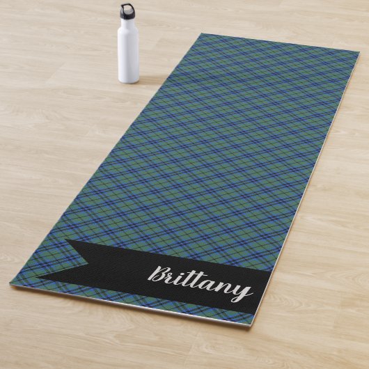 Keith Clan Scottish Tartan Pset Pattern Yogamat (In situ)
