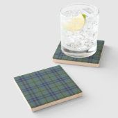 Keith Clan Tartan Pset Stone Onderzetter (Zijkant)