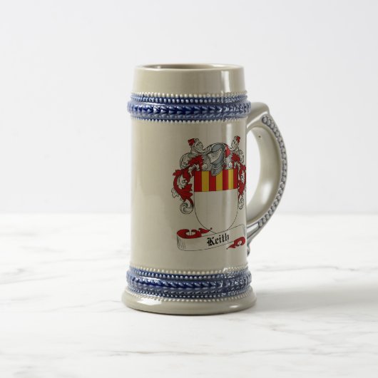 Keith Coat of Arms Stein - Family Crest Bierpul (Voorkant rechts)