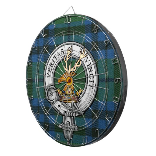 Keith Crest en Tartan Dartbord (Voorkant Rechts)