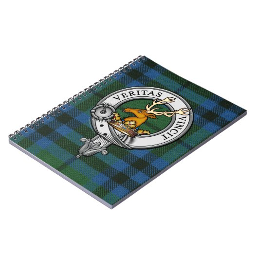 Keith Crest en Tartan Notitieboek (Linkerzijde)