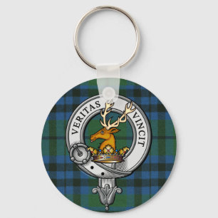 Keith Crest en Tartan Sleutelhanger