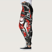 Keith Haring inspireerde graffiti Leggings (Links)