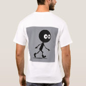 Keith Haring x Bape Cartoon Logo T-shirt" T-shirt (Achterkant)