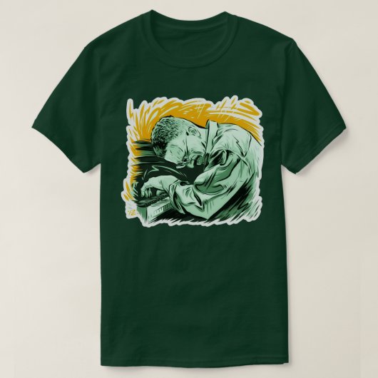 Keith Jarrett Een illustratie door Paul Cemmick T-shirt (Design voorkant)