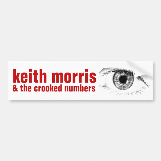 Keith Morris en de Bumpersticker Gebokste nummers (Voorkant)