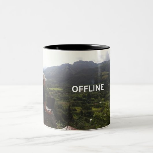 Keith "Offline"-Mok Tweekleurige Koffiemok (Center)