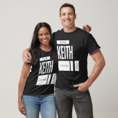 Keith Persoonlijke naam Birthday Gift T-shirt (Unisex)