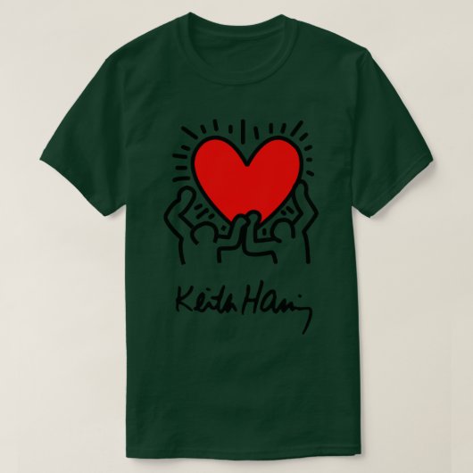 keith pijn haring 2 Baseball TShirt (Design voorkant)