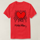 keith pijn haring 2 Pin T-shirt (Design voorkant)