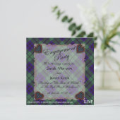 Keith Scottish clan tartan - Pset Kaart (Staand voorkant)