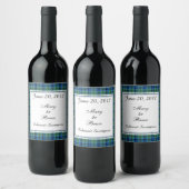 Keith Scottish Wedding Wine Label Wijn Etiket (Flessen)
