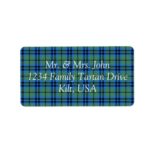 Keith Tartan Label (Voorkant)