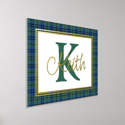 Keith Tartan Pset Monogram Folie Prints (Laagn)
