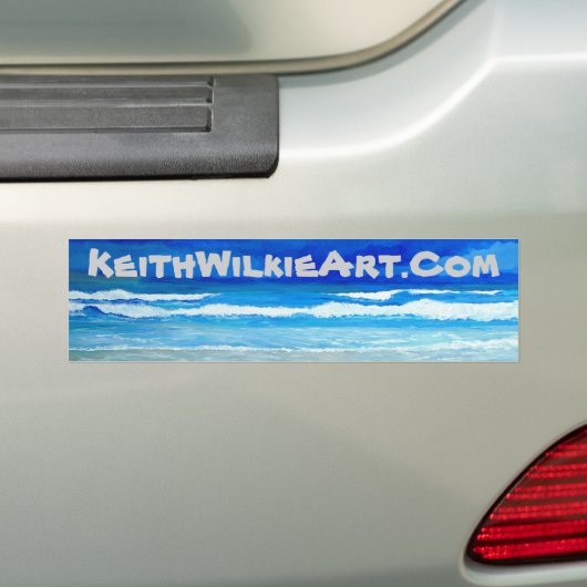 Keith Wilkie Art Bumber Sticker (Op auto)