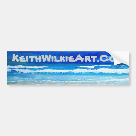 Keith Wilkie Art Bumber Sticker (Voorkant)