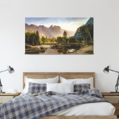 Keith Yosemite Valley Painting Canvas Afdruk (Insitu (Slaapkamer))