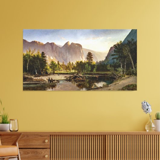 Keith Yosemite Valley Painting Canvas Afdruk (Insitu (Woonkamer))