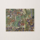 keizer Akbar (r.1556-1605) in de strijd tegen Sama Legpuzzel (Horizontaal)