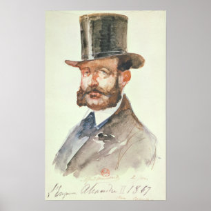 Keizer Alexander II in de Reizen Poster