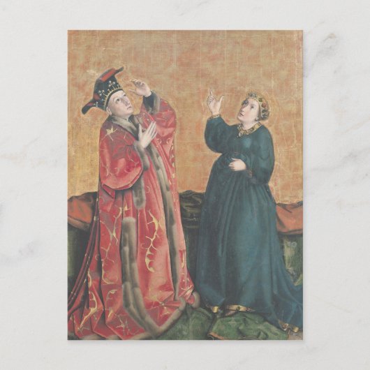 Keizer Augustus en de Tiburtijnse Sibille Briefkaart (Voorkant)