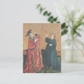 Keizer Augustus en de Tiburtijnse Sibille Briefkaart (Staand voorkant)